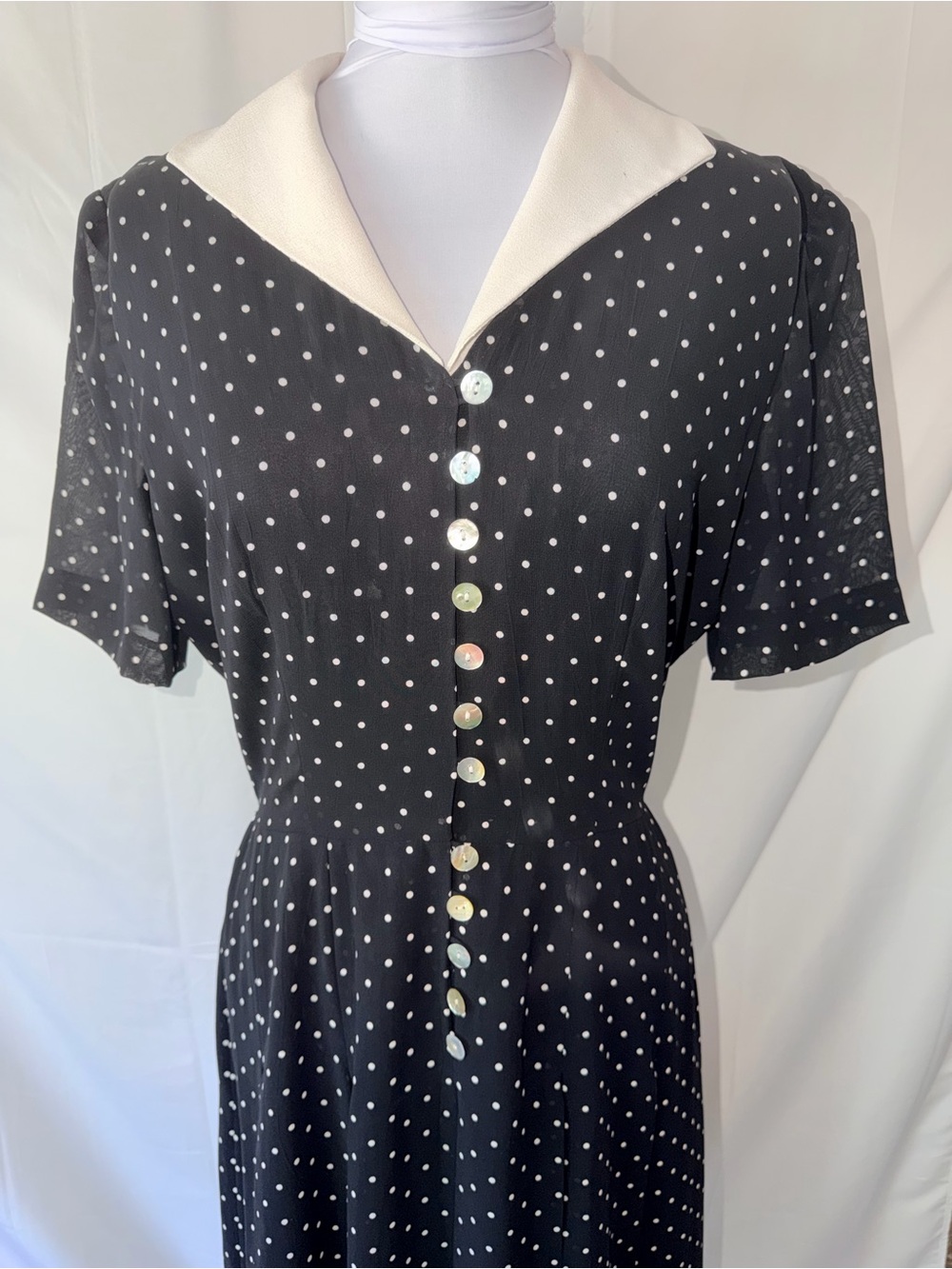 Cynthia Howie Vintage Polkadot dress